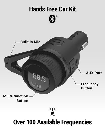 Scosche DriveConnect: Bluetooth FM & Dual USB Charger