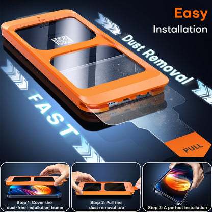 TOCOL Privacy Shield 9H Glass for iPhone 15 - 2 Pack - Small Enterprise