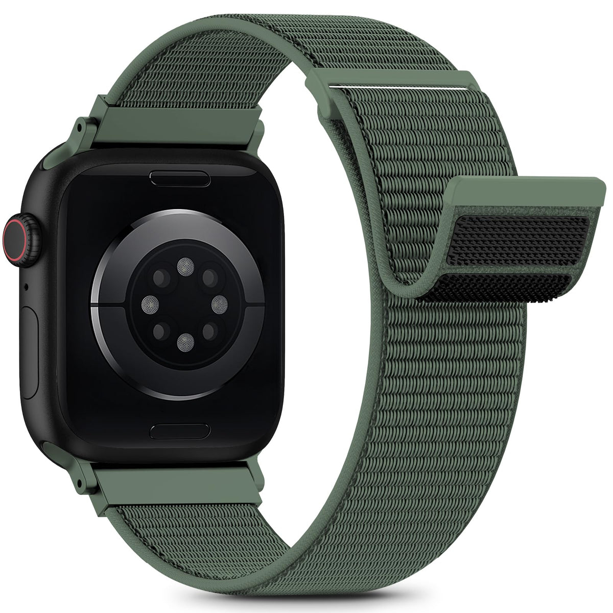 Nylon Loop Sport Band Compatible with Apple Watch Bands 44mm 45mm 46mm 49mm 42mm for Women Men, iWatch Wrist Straps for Ultra 3 2, Se, Series 11 10 9 8 7, Breathable, Soft Band Ideal for Outdoor