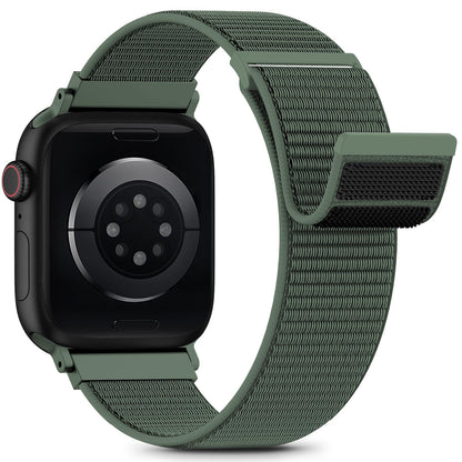 Nylon Loop Sport Band Compatible with Apple Watch Bands 44mm 45mm 46mm 49mm 42mm for Women Men, iWatch Wrist Straps for Ultra 3 2, Se, Series 11 10 9 8 7, Breathable, Soft Band Ideal for Outdoor