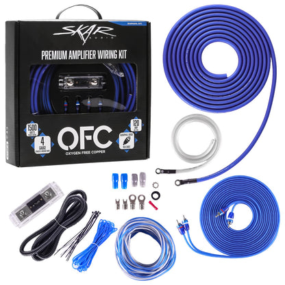 SkarSound Pro 1/0 Gauge OFC Amp Wiring Kit