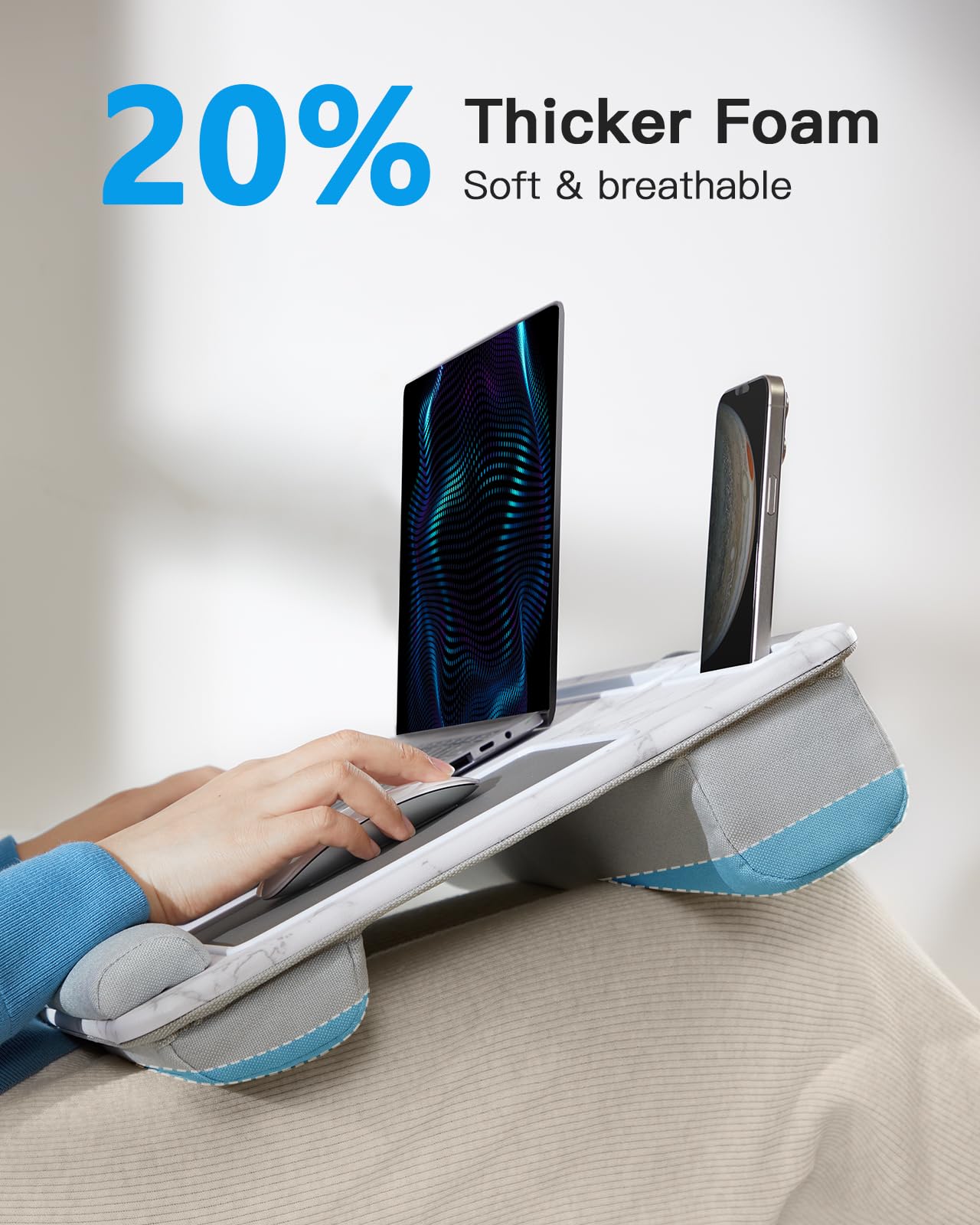 VersaLap Pro: 17” Laptop Desk w/ Mouse & Wrist Pad