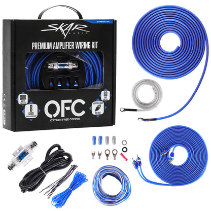 SkarSound Pro 1/0 Gauge OFC Amp Wiring Kit