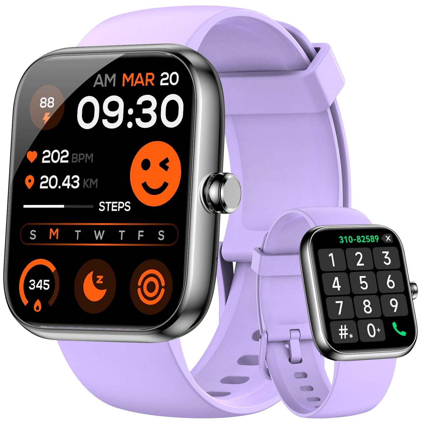 FitSmart Alexa Watch: HD Touchscreen & Health Tracker - Small Enterprise