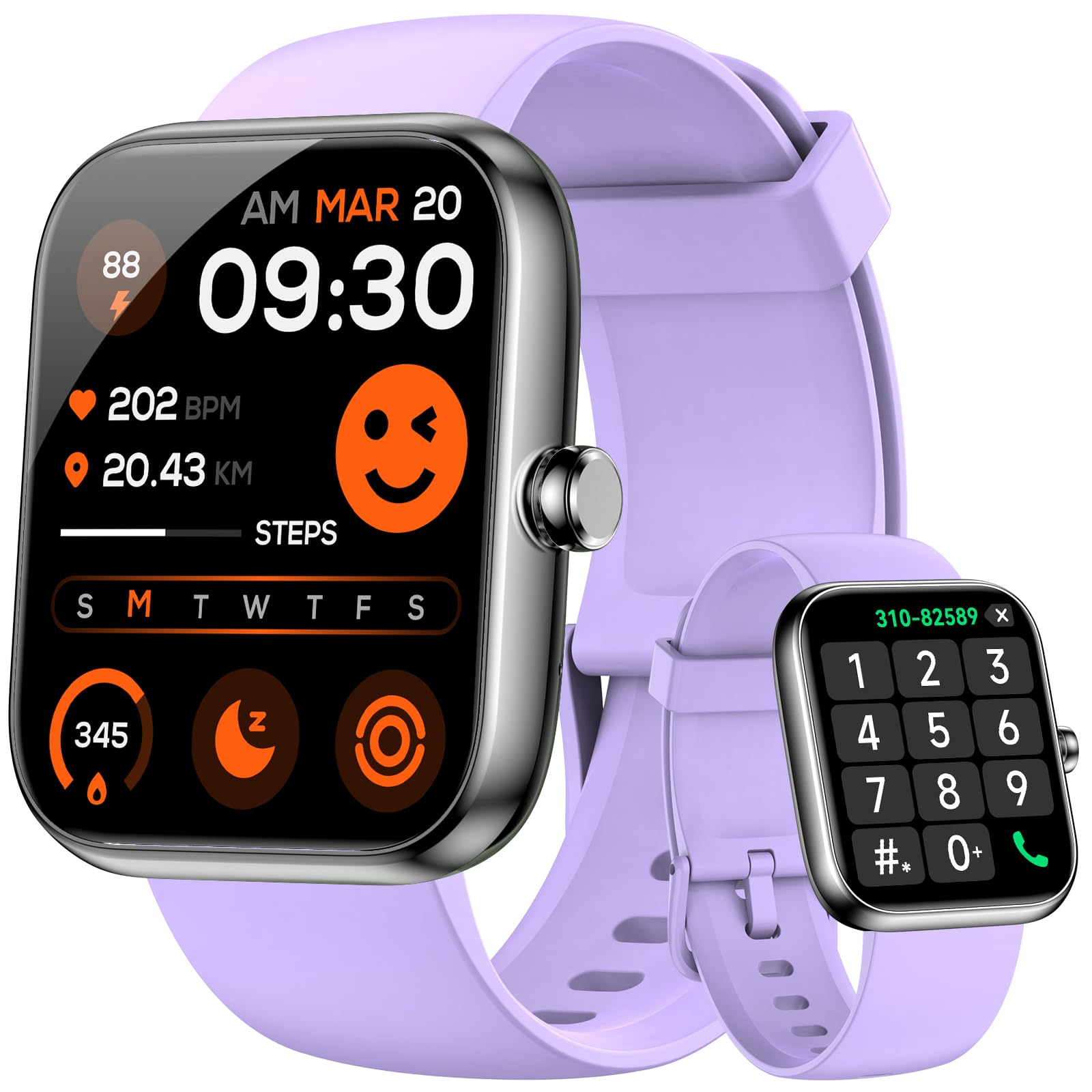 FitSmart Alexa Watch: HD Touchscreen & Health Tracker - Small Enterprise