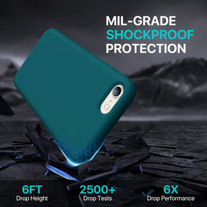 Miracase Capri Blue Slim Shockproof iPhone Case