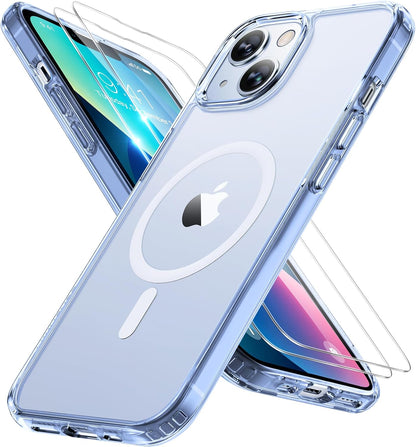 Miracase Magnetic iPhone 14 Case with Protectors