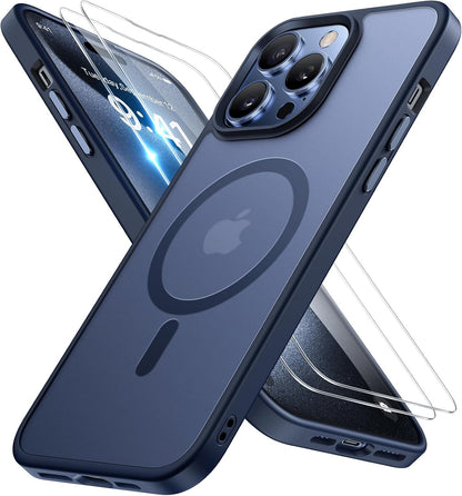 Miracase Magnetic iPhone 14 Case with Protectors