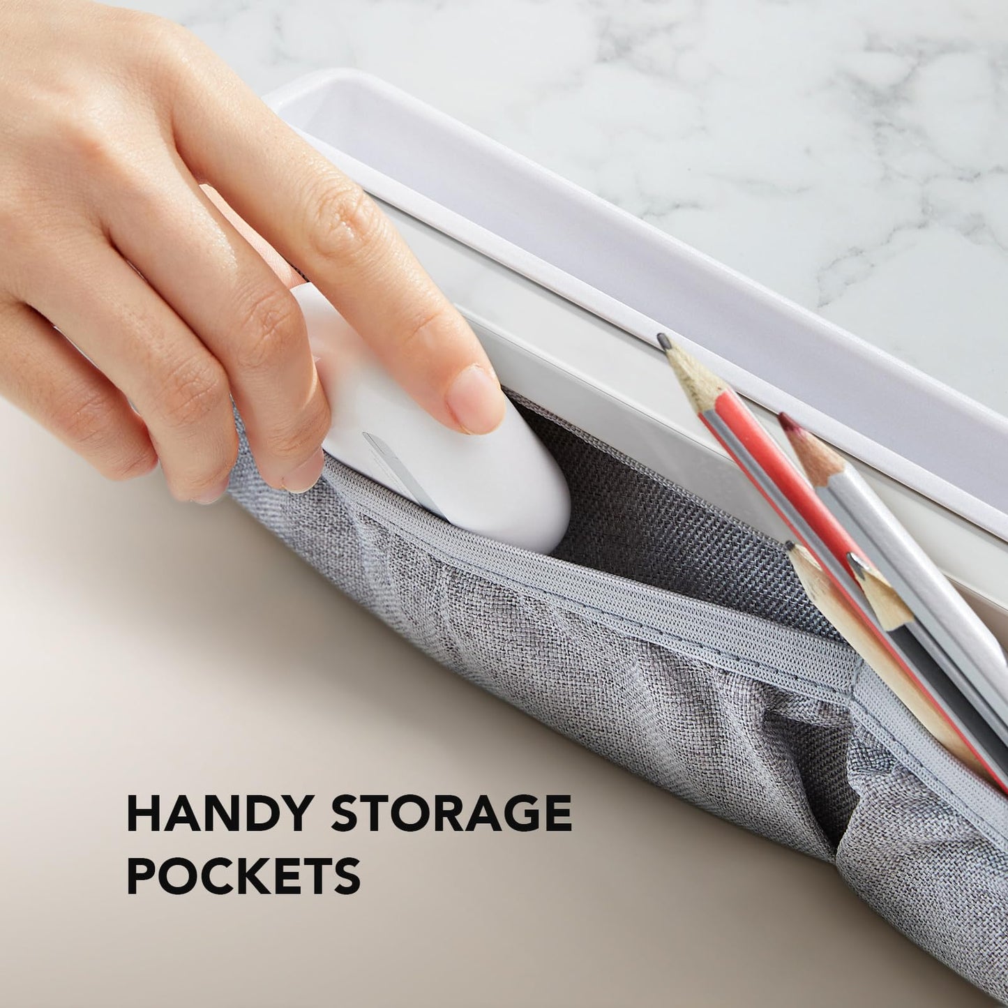 CushyLap Desk: Portable Laptop Stand & Storage