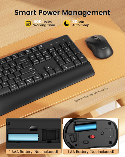 Seenda SyncPro: Ergonomic Bluetooth Keyboard & Mouse