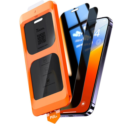 TOCOL Privacy Shield 9H Glass for iPhone 15 - 2 Pack - Small Enterprise