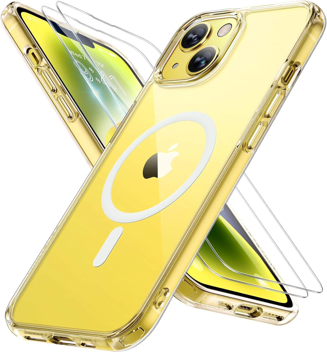 Miracase Magnetic iPhone 14 Case with Protectors