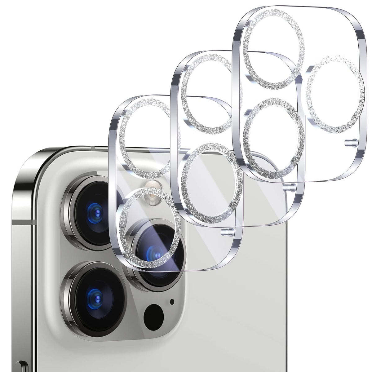 UniqueMe for 3 Pack iPhone 16 Pro/iPhone 16 Pro Max Camera Lens Protector