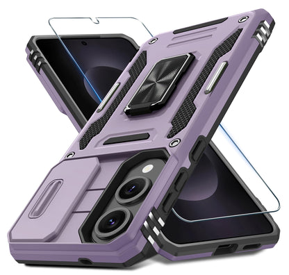 ###DEERLAMN Galaxy A17 Case with Slide Cover-Black
