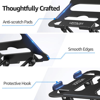 FlexLift: Adjustable Laptop Riser for All Models