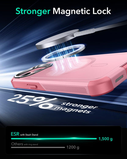 ESR Air Armor: Clear Black Military-Grade iPhone Case