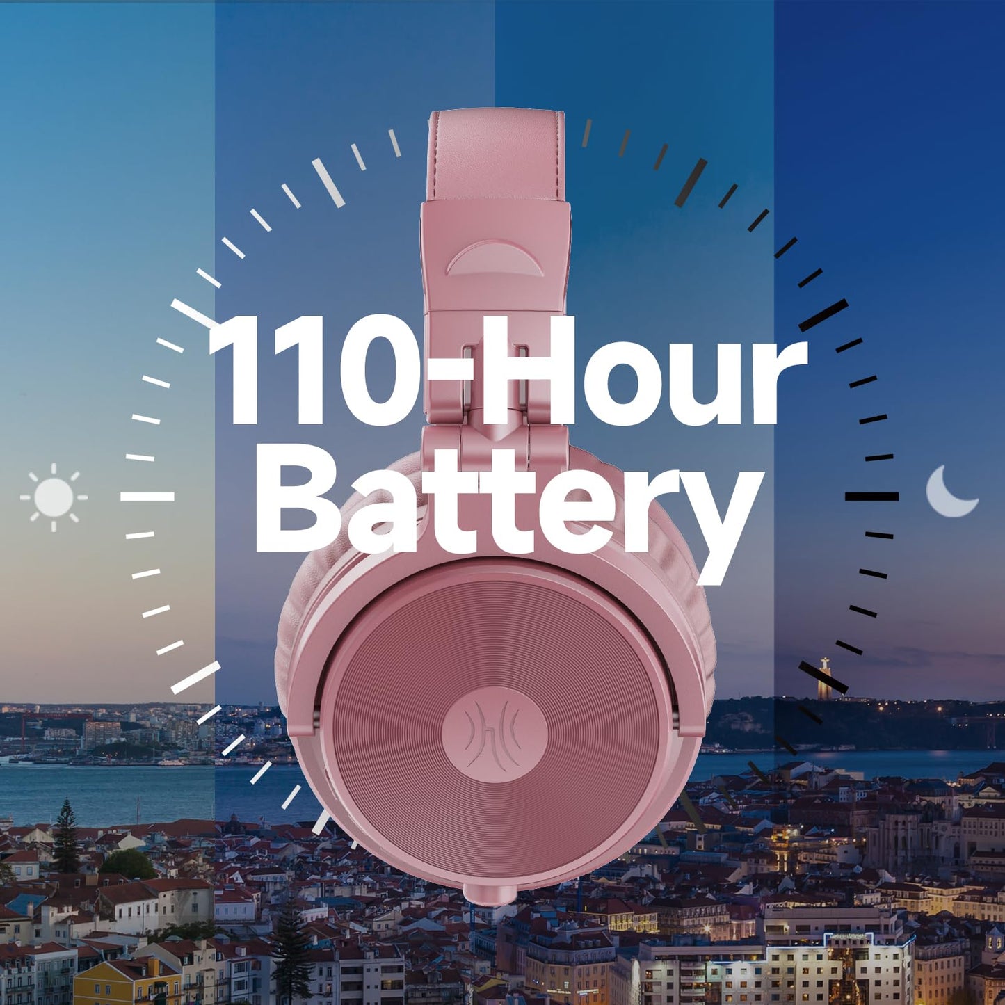 OneOdio ProC: 110Hr Bluetooth Foldable Bass Headset