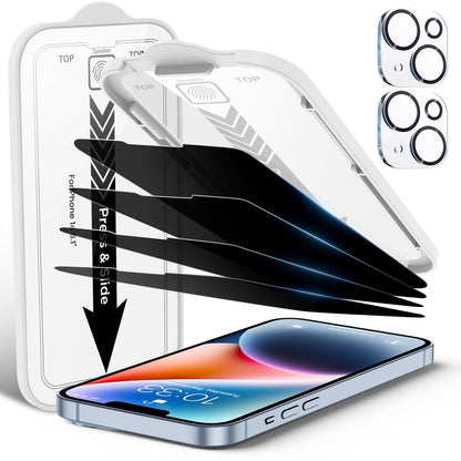 iPhone 13 4-Pack Privacy Glass Shield - Military Grade - Small Enterprise