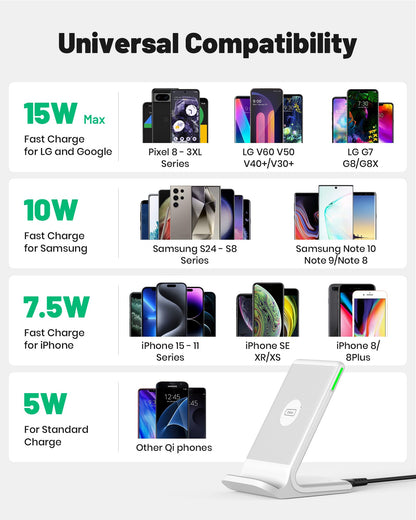 INIU GlowCharge 15W Qi Wireless Charging Station - Small Enterprise