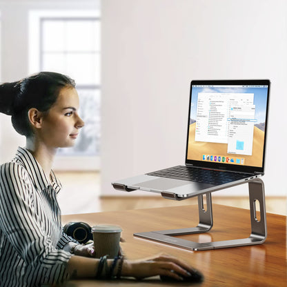 ElevatePro Aluminum Laptop Stand - Ergonomic & Stylish
