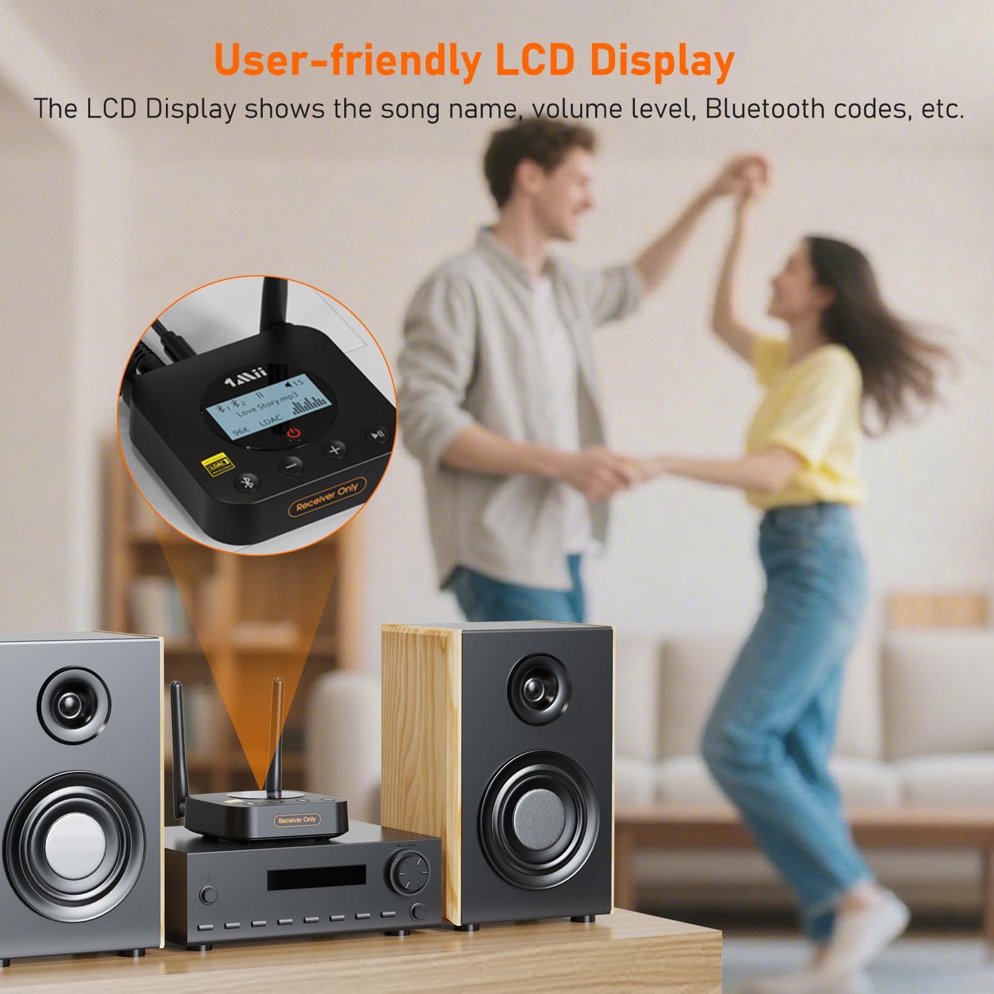 HiFiConnect Pro: LDAC Bluetooth 5.2 Audio Receiver