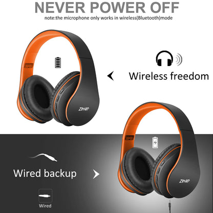 ZIHNIC RoseGold Bluetooth Over-Ear Headphones - Small Enterprise