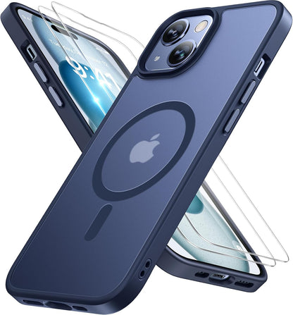 Miracase Magnetic iPhone 14 Case with Protectors