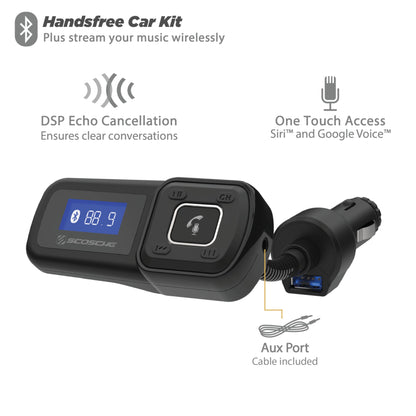 Scosche DriveConnect: Bluetooth FM & Dual USB Charger