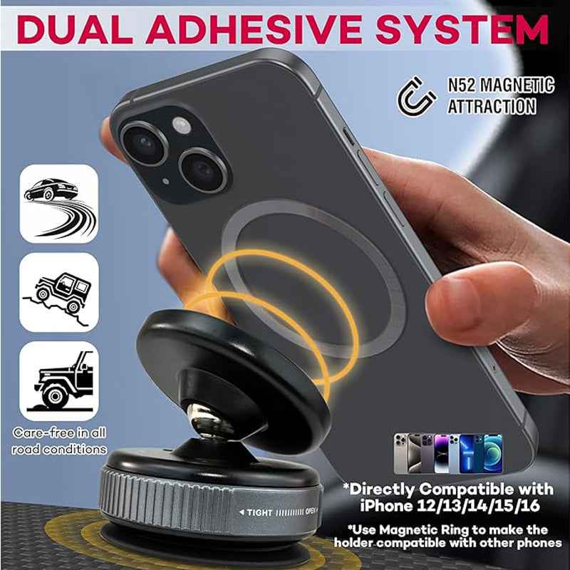 Upgraded 360° Magnetic Car Phone Holder