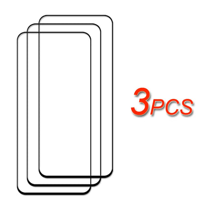 6 in 1 for  Redmi Note 13 Glass Tempered Glass Redmi Note 13 Glass Full Cover Screen Protector Camera Film Redmi Note 13