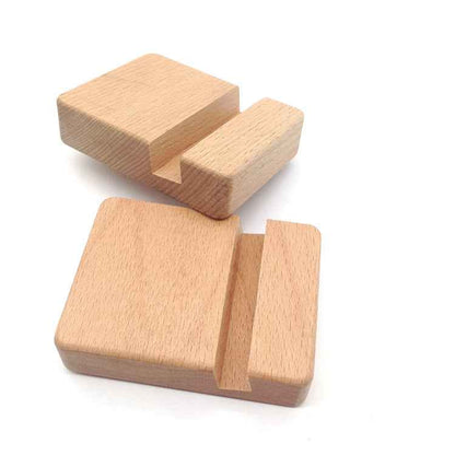 Creative Coin Beech Wood Lazy Phone Holder