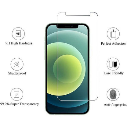 Tempered Glass Screen Protector for Iphone 13 Pro Max, 3 Tempered Glass with 3 Camera Glass Lens Cover Flim [Case Friendly][Scratch-Resistant]