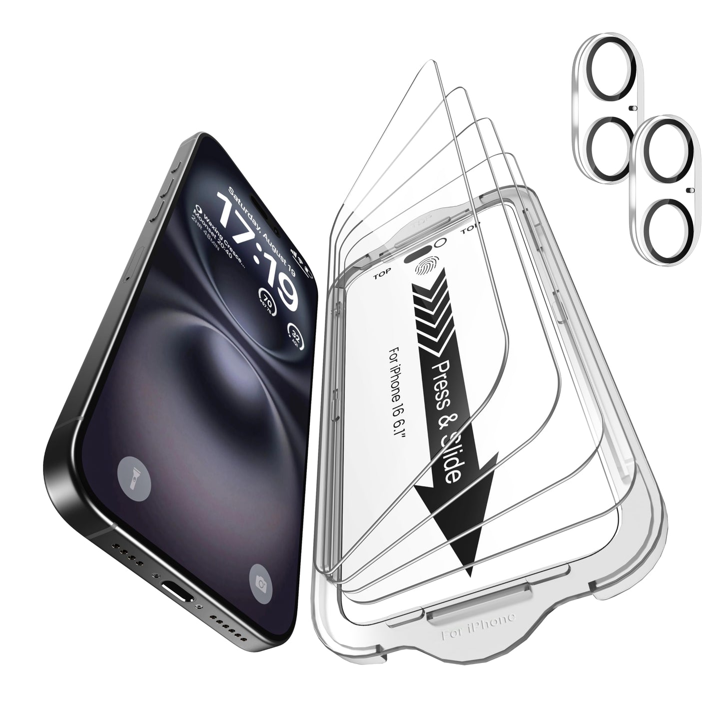 iPhone 13 4-Pack Privacy Glass Shield - Military Grade - Small Enterprise