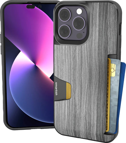 Smartish iPhone 18 Pro/17 Pro Wallet Case, Wallet Slayer V1, Cherry Blossom