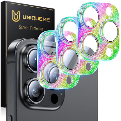 UniqueMe for 3 Pack iPhone 16 Pro/iPhone 16 Pro Max Camera Lens Protector