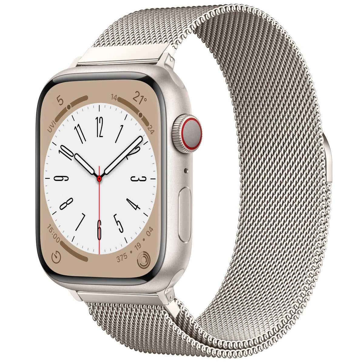 Original Stainless Steel Loop for Apple Watch Band 38mm 40mm 41mm 42mm 44mm 45mm 49mm, Magnetic Clasp Replacement Bands for iwatch Series Ultra SE 8 7 6 5 4 3 2 1, Women & Men Watch Strap for Apple