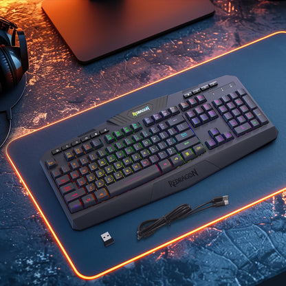 Redragon K521X: RGB Gamer's Mechanical-Feel Keyboard