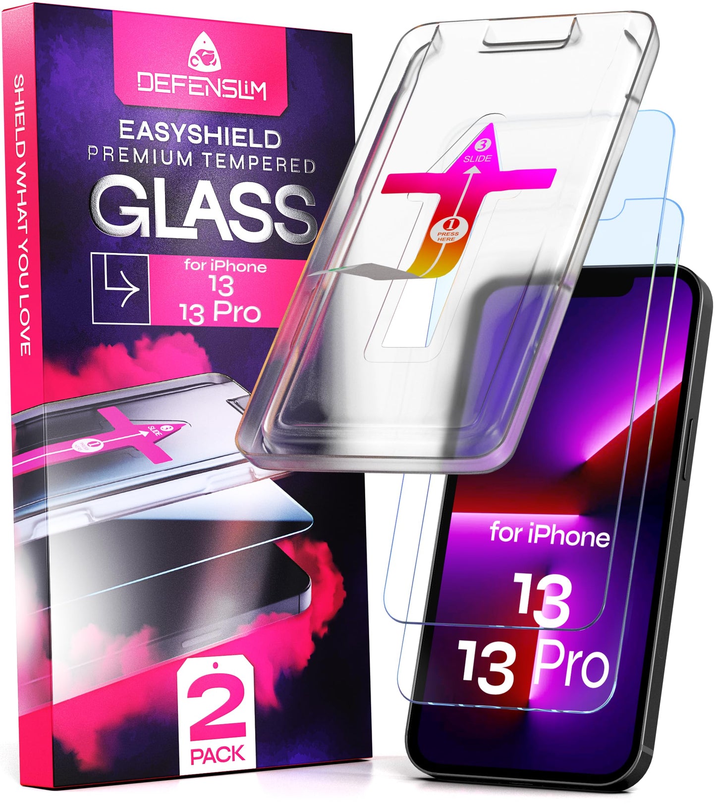 Defenslim iPhone 15 Pro Screen Protector 2-Pack