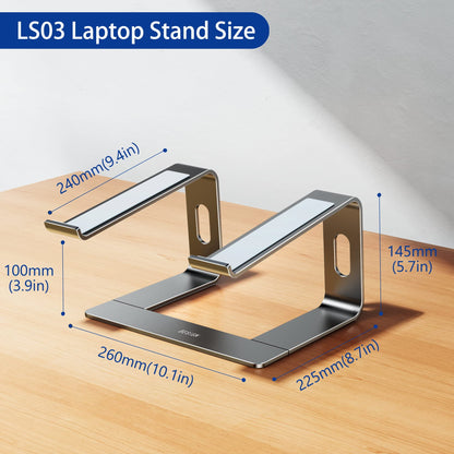 ElevatePro Aluminum Laptop Stand - Ergonomic & Stylish