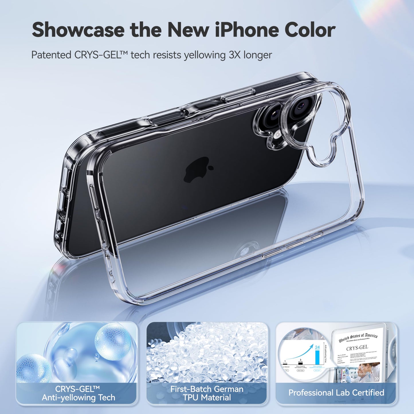 CrystalGuard i12 Pro Max Clear Case