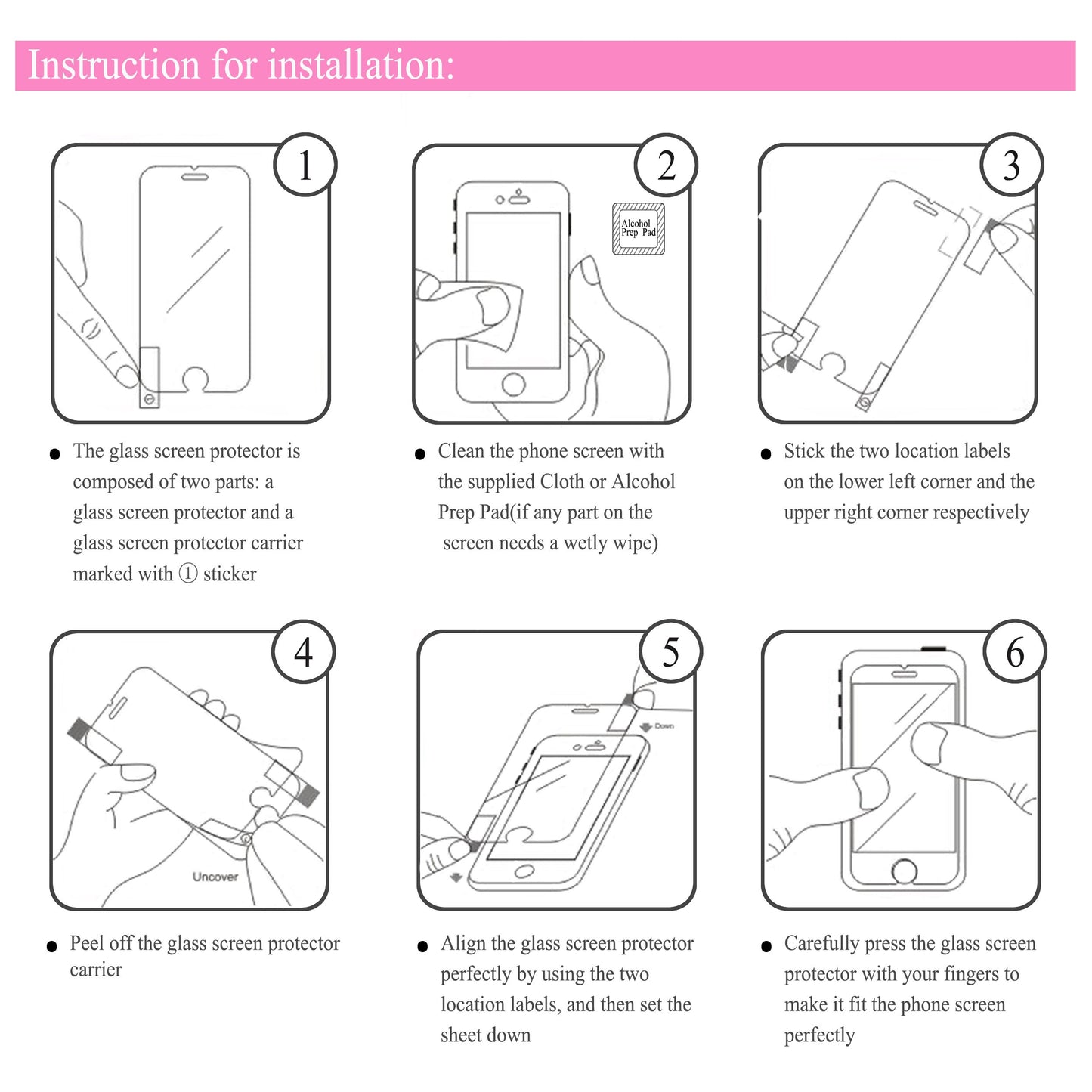 Ailun iPhone Privacy Glass 3-Pack - 6.1 Security - Small Enterprise