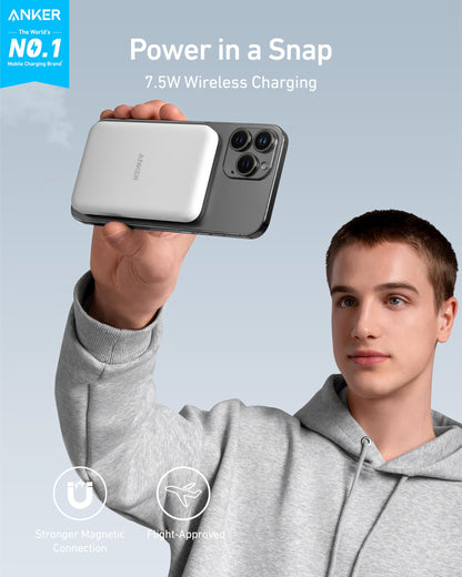 Anker MagGo 621: 5K mAh Magnetic Charger Pack - Small Enterprise