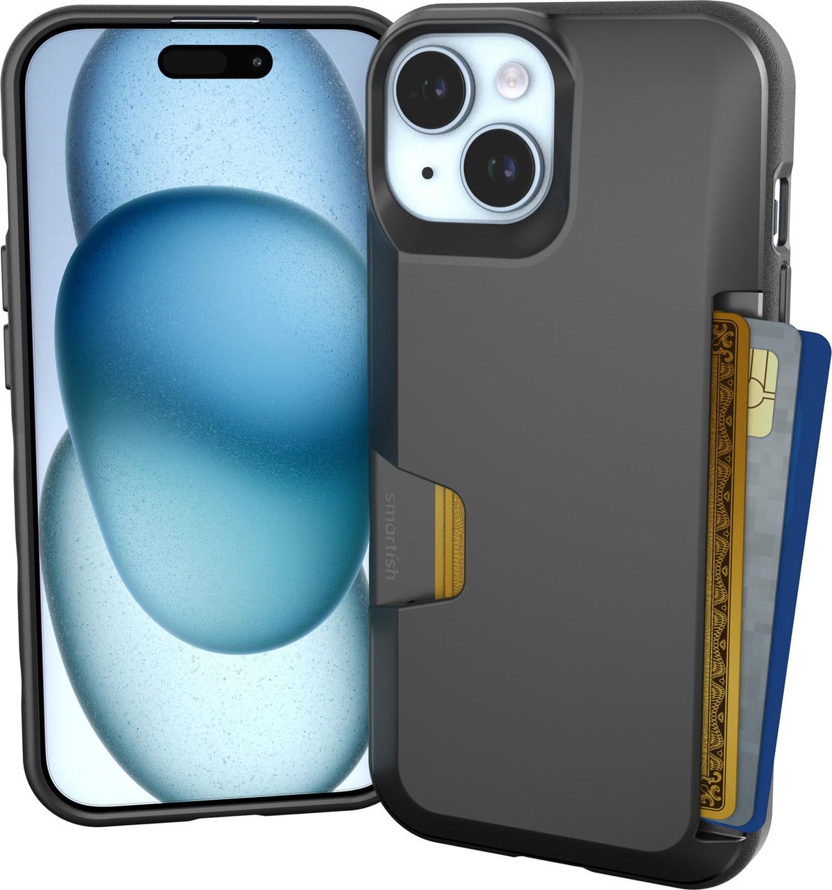 Smartish iPhone 18 Pro/17 Pro Wallet Case, Wallet Slayer V1, Cherry Blossom