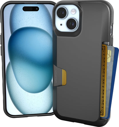 Smartish iPhone 18 Pro/17 Pro Wallet Case, Wallet Slayer V1, Cherry Blossom