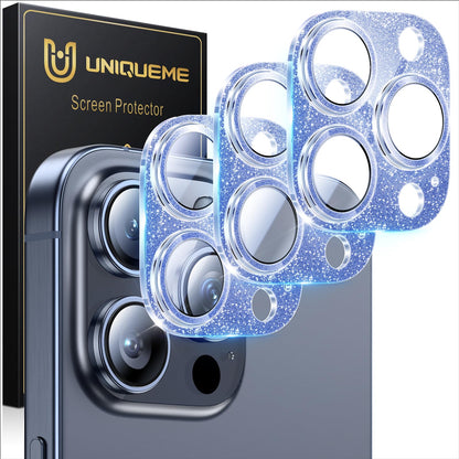 UniqueMe for 3 Pack iPhone 16 Pro/iPhone 16 Pro Max Camera Lens Protector