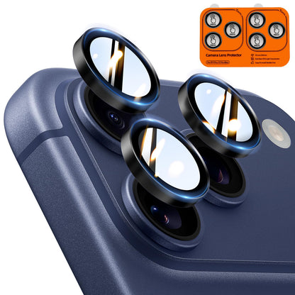 TOCOL Camera Lens Protector for iPhone 17 Tempered Glass HD Individual Scratch Resistant Camera Cover Accessories Case Friendly 2 Pack（Clear）