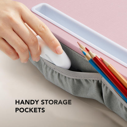 CushyLap Desk: Portable Laptop Stand & Storage