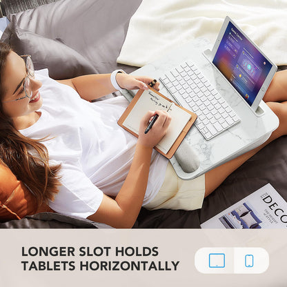 CushyLap Desk: Portable Laptop Stand & Storage