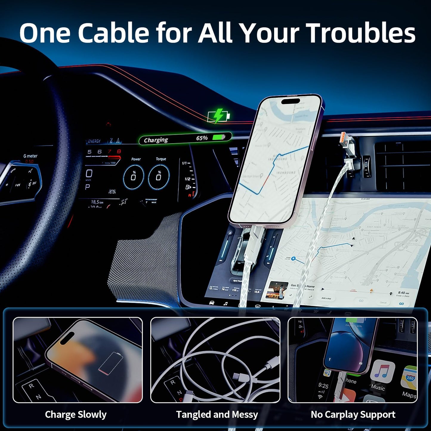 QuadCharge 65W: 4-in-1 Fast Multi-Cable