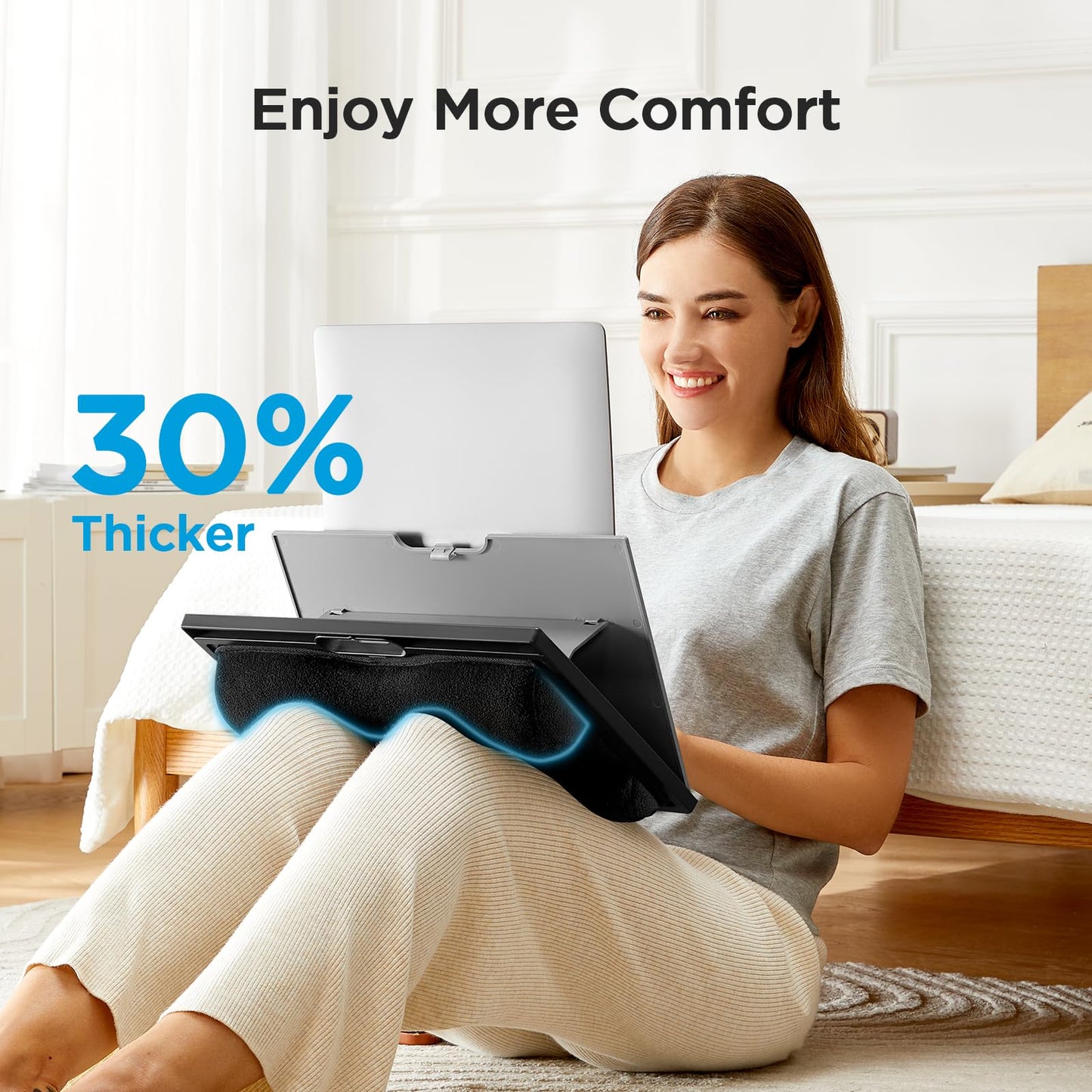 HUANUO FlexiStand: 8-Angle Laptop Comfort Desk